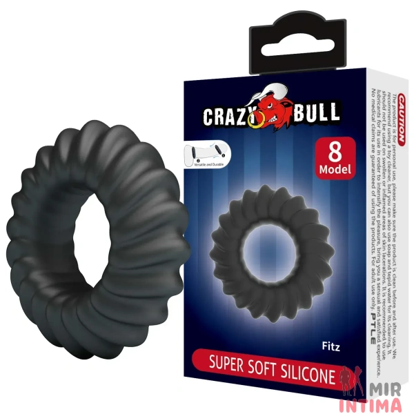 Эрекционное кольцо Crazy Bull №8 - FITZ super soft silicone