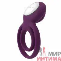 Эрекционное виброкольцо Tammy Vibrating Ring Violet 8х4.8 см