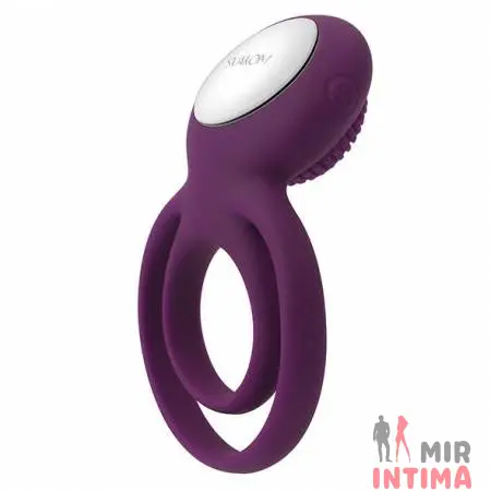 Виброкольцо эротическое Tammy Vibrating Ring Violet 8х4.8 см