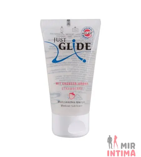 Лубрикант Just Glide Strawberry, 200 ml Лубрикант Just Glide Strawberry, 200 ml