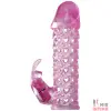 Вибронасадка для удлинения члена со стимуляцией клитора Fx Vibrating Couples Cage Pink Вибронасадка для удлинения члена со стимуляцией клитора Fx Vibrating Couples Cage Pink