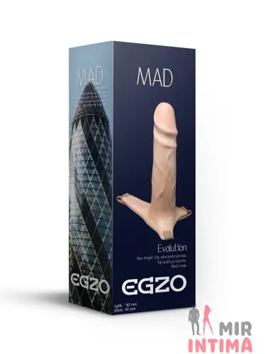 Страпон поясной EGZO FH03, 18,5х4,5см Страпон поясной EGZO FH03, 18,5х4,5см