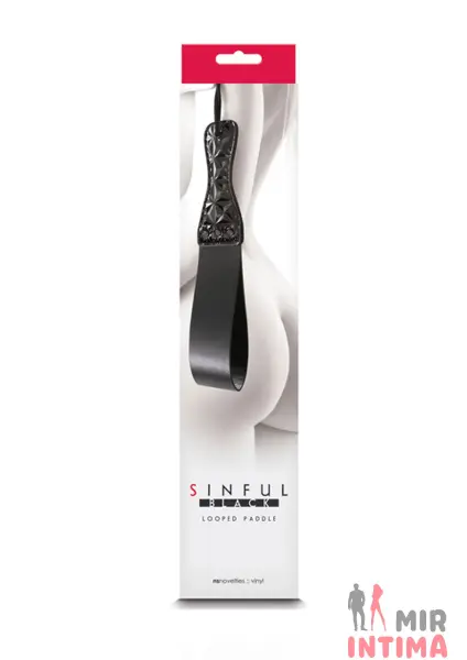 Шлёпалка коллекции Sinful Looped Paddle от дизайн-студии NS Novelties - 3