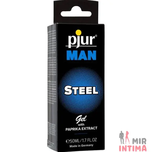 Возбуждающий гель Steel Gel Pjur Man with paprica extract для массажа, 50 мл