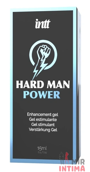 Стимулирующий гель для эрекции Intt Hard Man Power, 15мл - 4