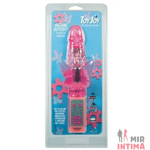 TOY9358-Компьютерный-(Rabbit)-женский-вибратор Компьютерный-(Rabbit)-женский-вибратор-Вибратор Madame Butterfly, 13x4 см