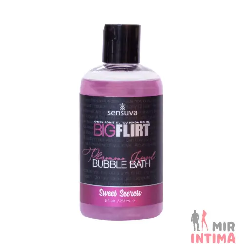 Пена для ванны  Sensuva — Big Flirt Pheromone Bubble Bath — Sweet Secrets, 237 мл