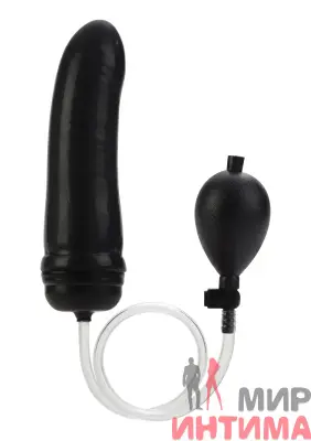 CalExotics Colt Probe Inflatable Butt Plug - чорна надувна анальна пробка