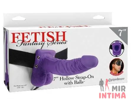 Полый страпон Hollow Fetish Fantasy Series 7 Purple, 178 х 43 mm Полый страпон Hollow Fetish Fantasy Series 7 Purple, 178 х 43 mm