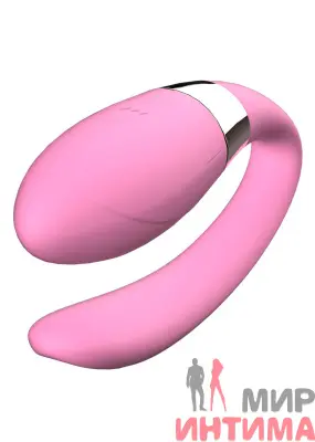 Роскошный стимулятор для пар V-Vibe Pink с ДУ - 2