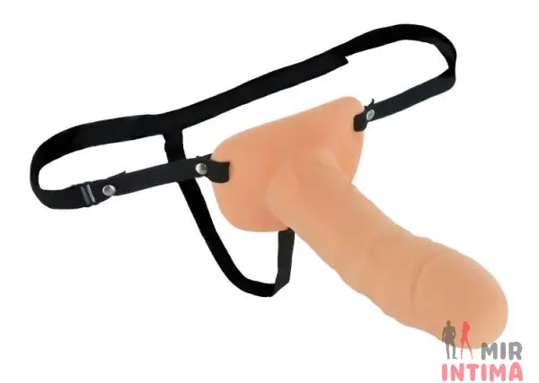 Полый страпон Size Matters Erection Assist Hollow, 16,5х4,2 см - 3
