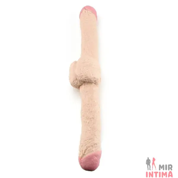 Двойной фаллоимитатор Natural Double Dildo, 40х4 см - 3