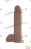 Фаллоимитатор с мошонкой EGZO, 19х4,5 см - 2