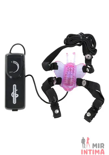 Женский-вибратор-Бабочка-Клиторальный вибратор Butterfly Stimulator, 5,0 х 2,0 см - 4