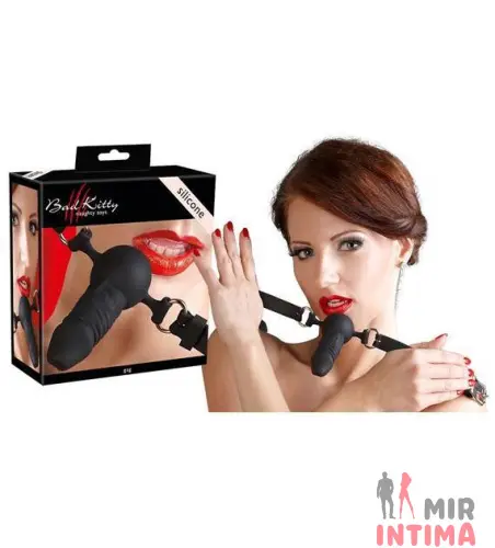 Кляп с фаллоимитатором Bad Kitty Кляп с фаллоимитатором Bad Kitty