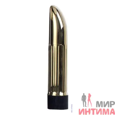 Классический-женский-вибратор-Вибратор Ladyfinger Gold, 11X2,5 см
