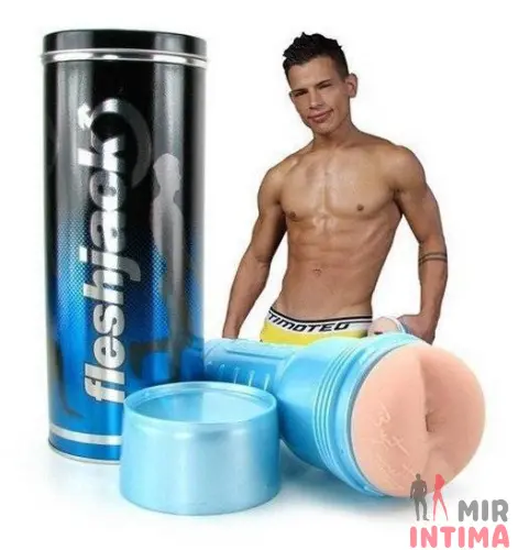 Мастурбатор из киберкожи Fleshjack - Brent Everett, 25,4х6 см