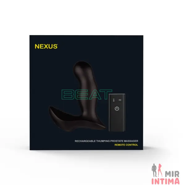 Массажер простаты Nexus Beat с пульсирующей жемчужиной и вибрацией, 6 режимов - 6 Массажер простаты Nexus Beat с пульсирующей жемчужиной и вибрацией, 6 режимов - 6