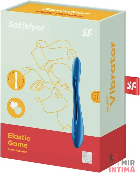 Вибратор для пар Satisfyer Elastic Game, универсальный - 5 Вибратор для пар Satisfyer Elastic Game, универсальный - 5
