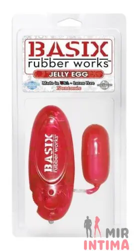 Виброяйцо Basix Jelly Egg, 6x2,5 см Виброяйцо Basix Jelly Egg, 6x2,5 см
