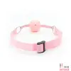 Розовый пластиковый кляп от Toyz4Lovers - 1