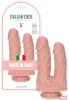 Двойной фаллоимитатор ITALIAN COCK 6’’ 13.5х3.5