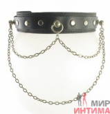 Ошейник Leather Collar with Lines