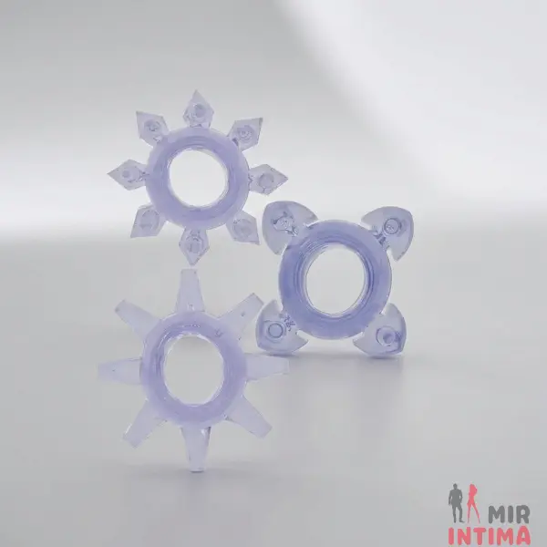Кольца для эрекции Tickle C-rings Purple - 1