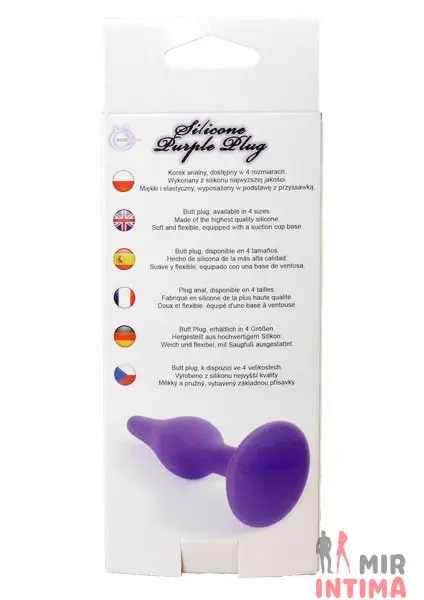 Анальная пробка Silicone Plug Large 12,5х3 см - 6