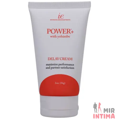 Мощный крем-пролонгатор Doc Johnson Power+with Yohimbe Delay Cream, экстракт Йохимбе, 56 г