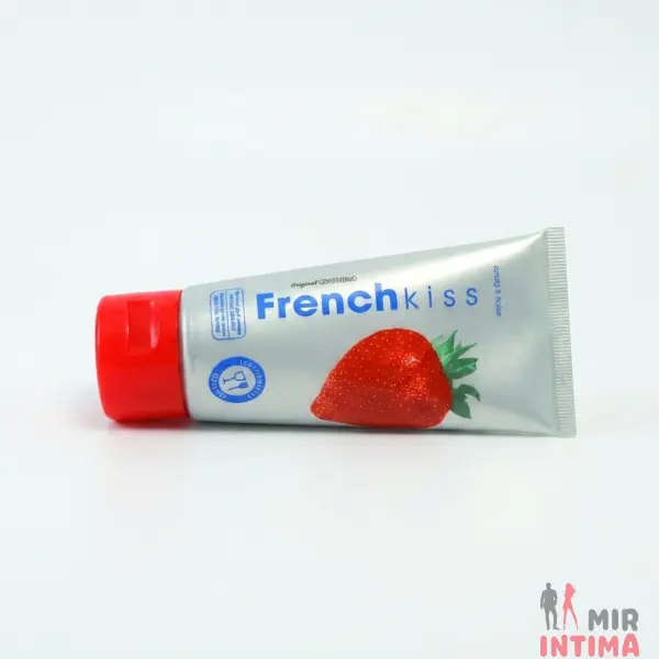 Лубрикант для орального секса FrenchKiss, клубничный, 75 мл - 1 Лубрикант для орального секса FrenchKiss, клубничный, 75 мл - 1