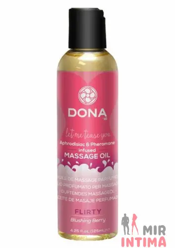 Массажное масло с красными ягодами Oil Blushing Berry, 110 мл
