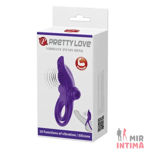 Эрекционное виброкольцо "Vibrant penis ring" от Pretty Love Эрекционное виброкольцо "Vibrant penis ring" от Pretty Love