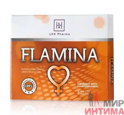 Стимулирующие капсулы Flamina Libido LHX Pharma для женщин - 1