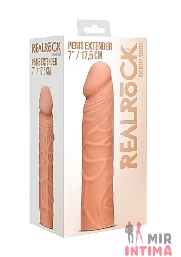 Удлиняющая насадка-презерватив RealRock Extender Удлиняющая насадка-презерватив RealRock Extender