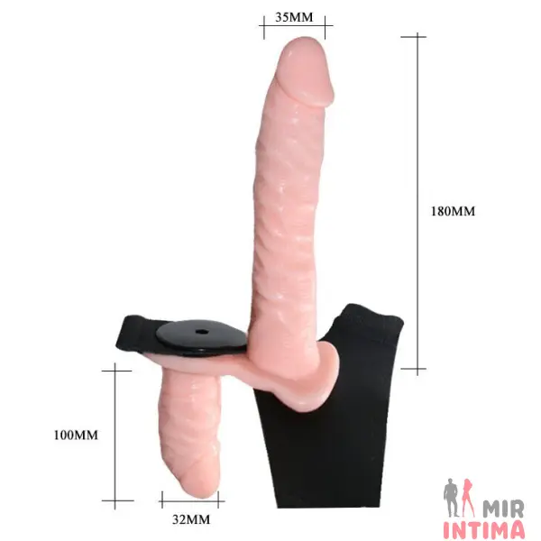 Женский вибрострапон Ultra Passionate Harness "Double-Heads" 18х3,5 см - 7 Женский вибрострапон Ultra Passionate Harness "Double-Heads" 18х3,5 см - 7