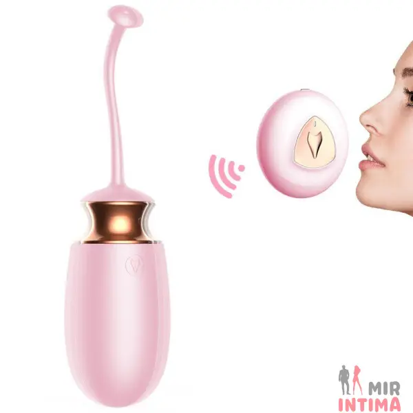 Женская-вибропуля-Виброяйцо с ДУ и функцией подогрева «Vibrating Silicone Love EGG» - 12