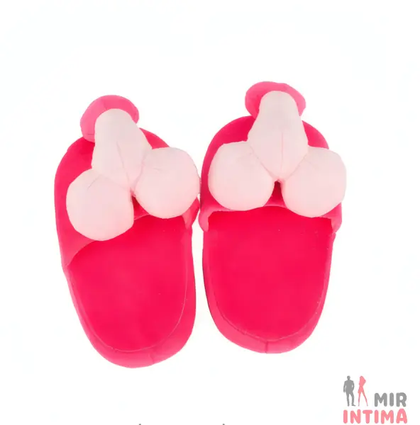 Комнатные тапочки для женщин SLIPPERS PENIS PINK - 3 Комнатные тапочки для женщин SLIPPERS PENIS PINK - 3