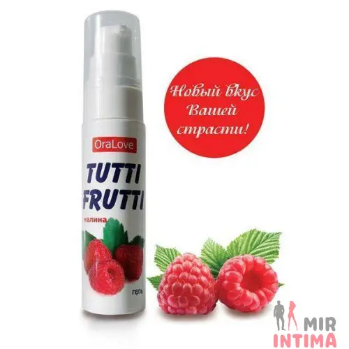 Tutti-frutti оральный лубрикант Малина, 30 мл Tutti-frutti оральный лубрикант Малина, 30 мл
