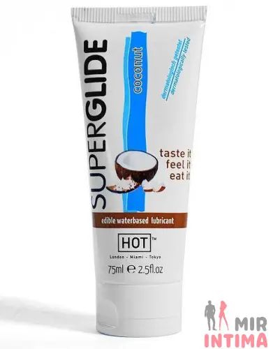 Подсластитель для орального секса Superglide, кокос, 75 мл Подсластитель для орального секса Superglide, кокос, 75 мл
