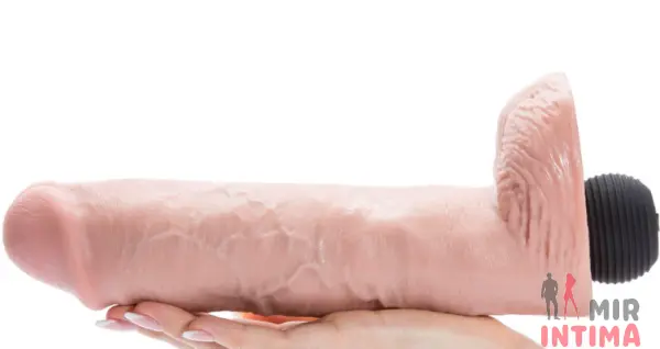 Фаллоимитатор с семяизвержением King Cock Squirting 11", 22,8х6,6 см - 4