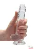 Фаллоимитатор с мошонкой Dildo REALROCK прозрачный 19х7,4см - 6 Фаллоимитатор с мошонкой Dildo REALROCK прозрачный 19х7,4см - 6