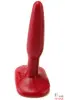 Классическая гладкая анальная пробка Butt Plugs Slim/Small Doc Johnson, 7 х 2,2 см - 1