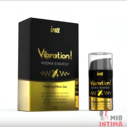 Intt Vibration Vodka жидкий вибратор со вкусом водки, 15 мл