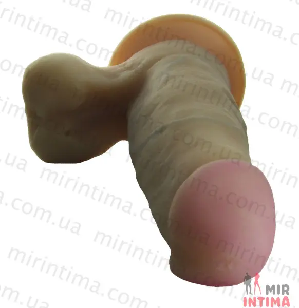 Фаллоимитатор с мошонкой EGZO, 18,5х4см - 4 Фаллоимитатор с мошонкой EGZO, 18,5х4см - 4