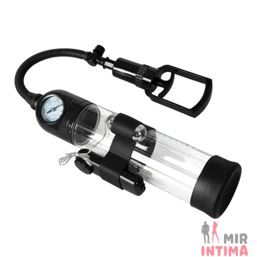 Вакуумная помпа с вибрацией и тонометром Powerpump MASTER Vibrating Вакуумная помпа с вибрацией и тонометром Powerpump MASTER Vibrating