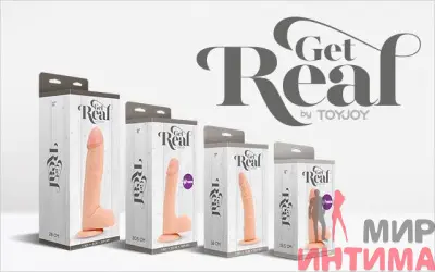 Реалистичный-женский-вибратор-Вибратор телесный Get Real 9 Inch Vibrating Flesh, 23х5 см - 2