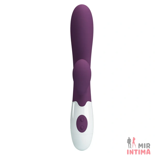 MIBI-014263-A2-Гелевый-и-силиконовый-женский-вибратор - 8 Гелевый-и-силиконовый-женский-вибратор-Вибромассажер Pretty Love ALVIS, силикон, 30 режимов, фиолетовый - 8