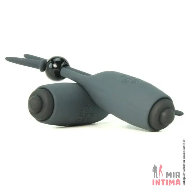 Женский-стимулятор-груди-Зажимы для сосков с вибрацией Fifty Shades of Grey, Sweet Torture Vibrating Nipple Clamps - 1