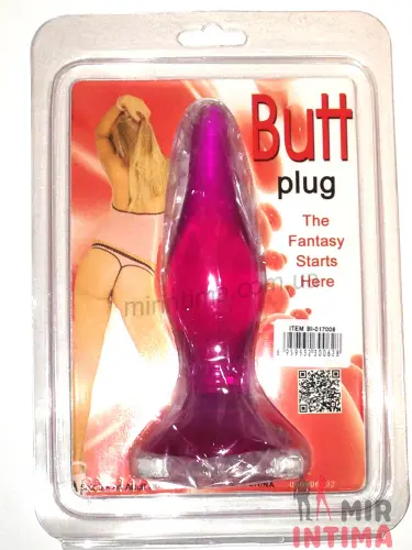 Анальная пробка BUTT PLUG, 15х3,5